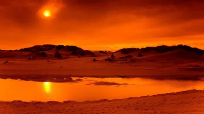Уникальные фоны с рассветом на Марсе для вашего мобильного устройства