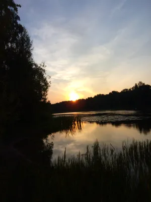 Удивительное фото рассвета на озере в формате jpg