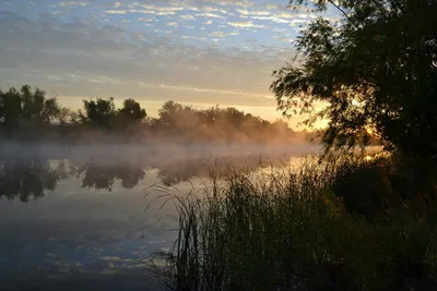 Величественный рассвет на реке – оптимальный размер вашего изображения