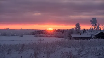 Большие фото рассвета зимой: скачивайте бесплатно в Full HD