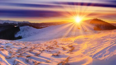 Лучшие фотографии рассвета зимой в формате 4K - скачивайте бесплатно