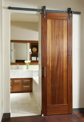 Фото раздвижных дверей в ванную комнату: двери с зеркалами