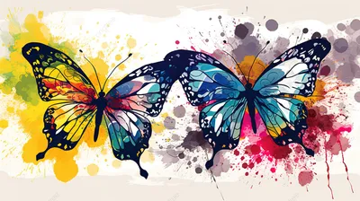 Мир разноцветных бабочек на фотографиях