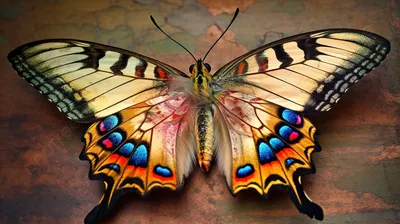 Исцеляющая сила красок: разноцветные бабочки на фото