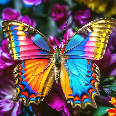 Уникальное разнообразие разноцветных бабочек на фото