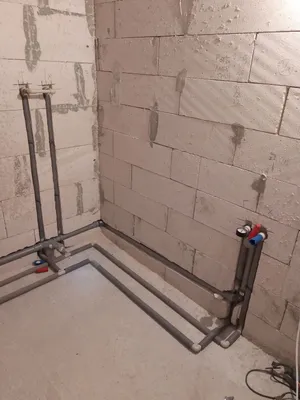 Ванная комната: разводка труб в разных стилях (фото)