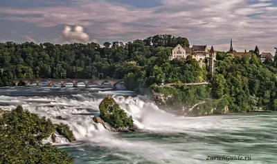 Фотография Рейхенбахского водопада в Full HD разрешении