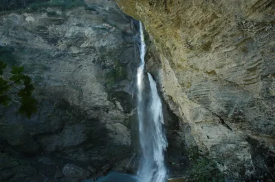 Арт-фото Рейхенбахского водопада в 4K