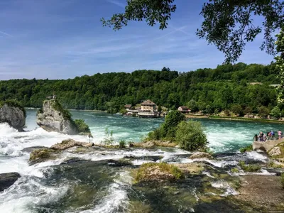 Фотка Рейнского водопада в Full HD разрешении