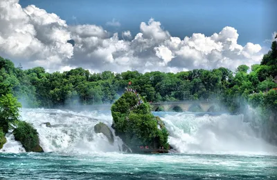 Изображение Рейнского водопада на андроид