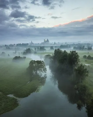 Великолепные пейзажи реки Истра на фото