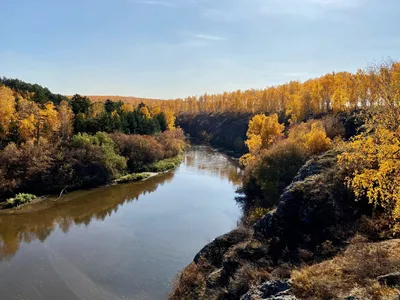 Фото Реки Миасс во время весеннего половодья