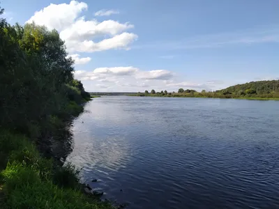 Фото реки Ока в стиле HD арт