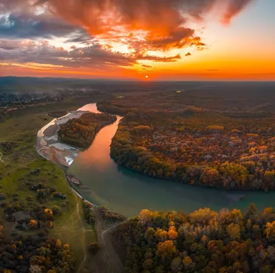 Удивительные пейзажи Реки Терек в HD качестве