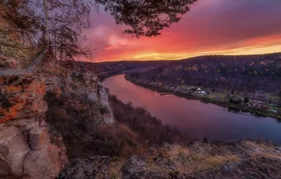 Фотографии реки Уфа в зимнем пейзаже