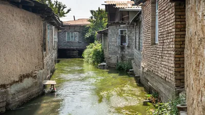 Фотография реки Урюк в арт-стиле