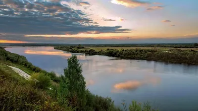 Фотография реки Вятка на айфон