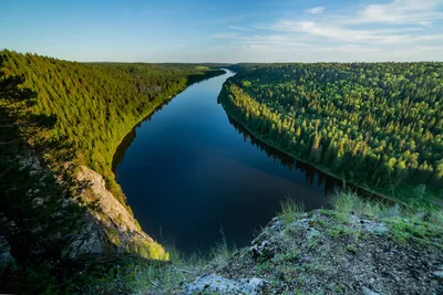 Очарование Реки Вишера на фото: погрузитесь в мир природы