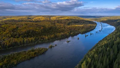 Величественная красота реки Вишера на фотографиях