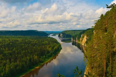 Увлекательные пейзажи реки Вишера на фото