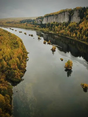 Красивое изображение реки Вишера