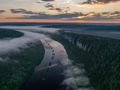 Уникальная фотка реки Вишера