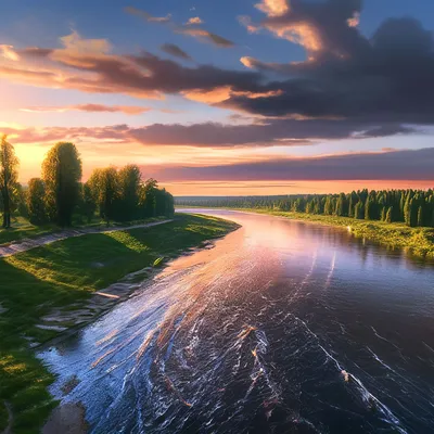 Фотоальбом реки Волга: впечатляющие пейзажи и природные чудеса