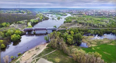 Фото реки Ворона: природная красота в 4K разрешении