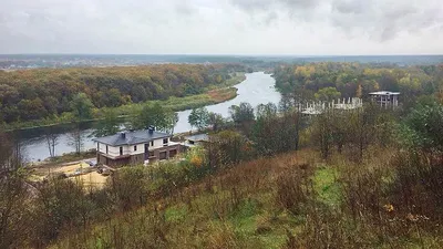 Фотография реки Воронеж в дождливый день