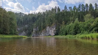 Фото реки Зилим - красивый пейзаж