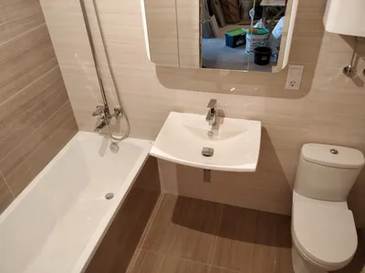 Ремонт совмещенной ванной комнаты: фото идеи