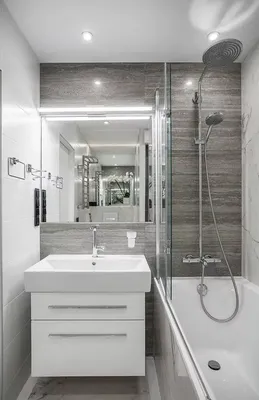 Практичные решения для небольшой ванной комнаты: фото примеры