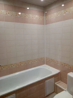 Красивые ванные комнаты с панелями пвх: фотографии