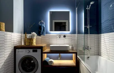 Ванная комната: фото ремонта с использованием стекла