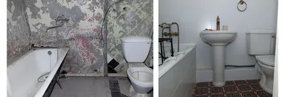 Ванная комната: фото ремонта до и после