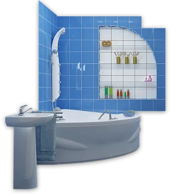 Современный ремонт ванной комнаты и туалета в Набережных Челнах - фото