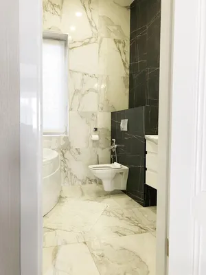 Фотографии стильного ремонта ванной комнаты и туалета в Набережных Челнах