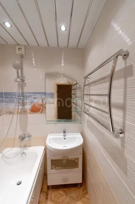 Фото ремонта ванной в панельном доме в Full HD