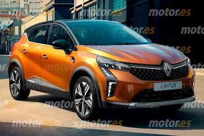 Изображения Renault Captur 2023 с отражением