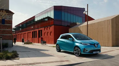 Картинки Renault Zoe 2023 для автомобильных форумов