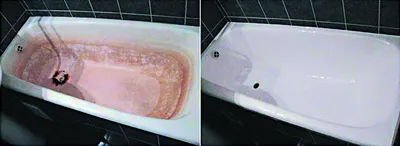 Фото реставрации ванн: перед и после