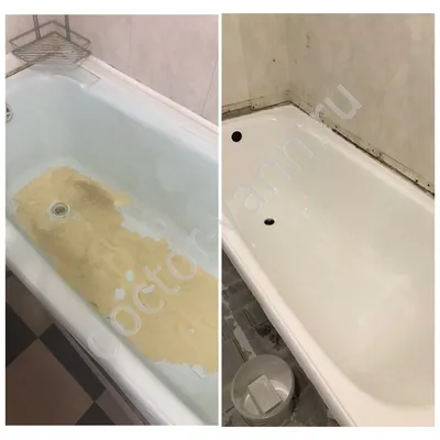 Ванная комната в новом обличии: фото после реставрации ванны