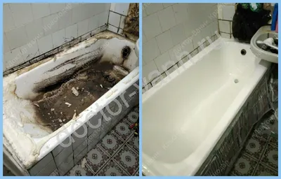 Качественные фото реставрации ванн
