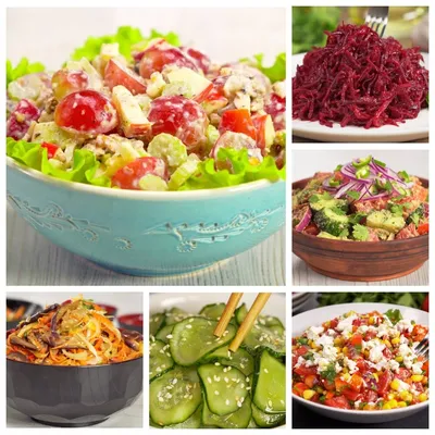 Рецепты салатов для праздничного ужина (WebP)