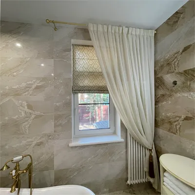 Фотографии римских штор в ванной комнате в формате JPG