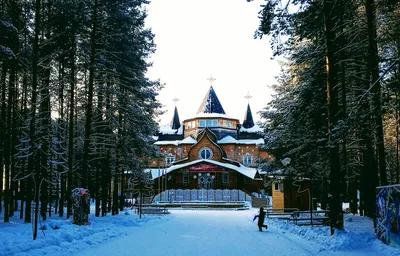 Фото места, где живет Дед Мороз