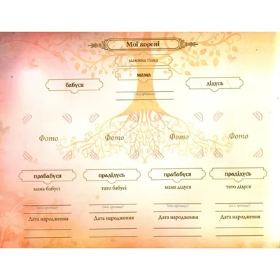 Фотография семейного дерева с душевной атмосферой