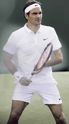 Картинки Роджера Федерера в черно-белом исполнении