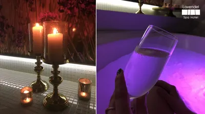 Фотографии романтической ванны с элегантным интерьером