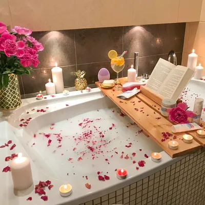 Фото романтической ванны в формате Full HD